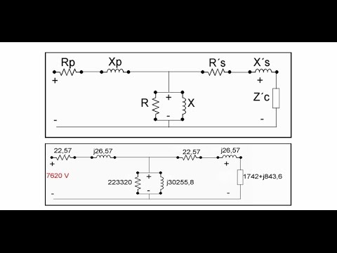 Ejemplo del cálculo de los parámetros del modelo de un Transformador  Monofásico (Video 3) - YouTube