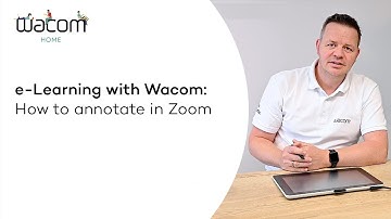 e-Learning with Wacom | How to annotate in Zoom