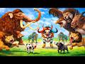 Incredible Animals Race vs Dinosaurs vs Prehistoric Mammals Speed Race Run: Who Will Win?ARBS #2026