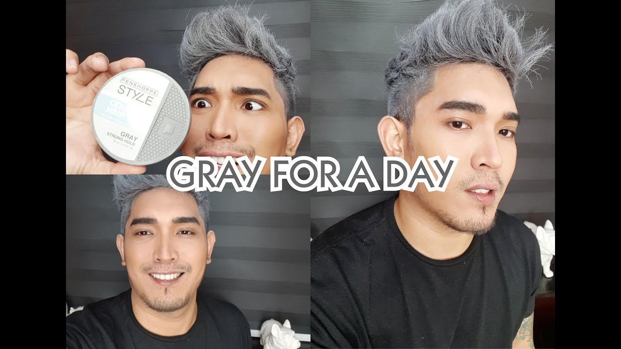 GRAY FOR A DAY | PENSHOPPE GRAY WAX REVIEW AND DEMO