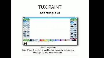 Class 3rd: Computer: Tux Paint