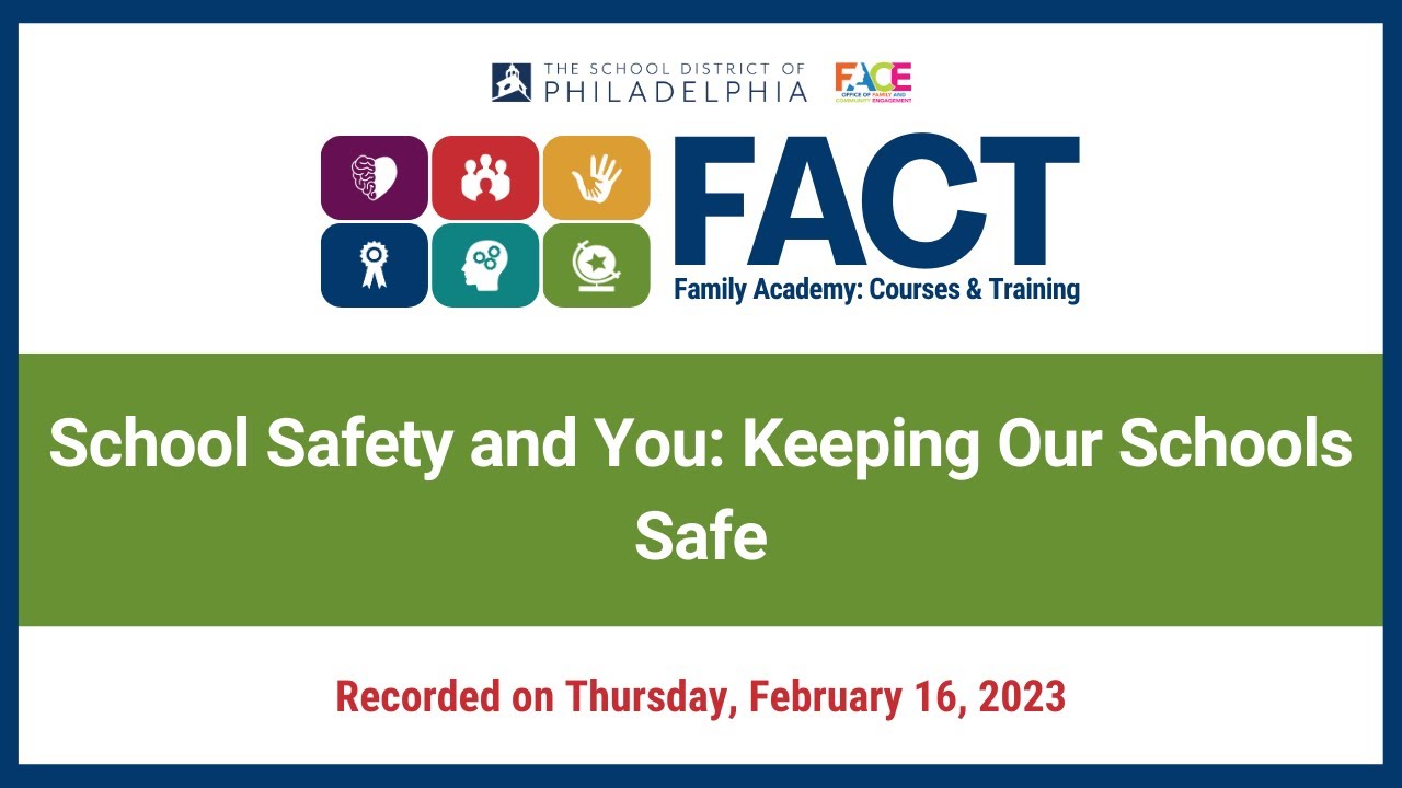 School Safety And You Keeping Our Schools Safe YouTube