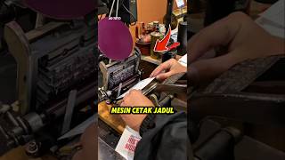 Begini Cara Mesin Cetak Kuno Bekerja! #sejarah