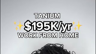 $65,000/yr- $195,000/yr- WFH Senior Executive Assistant at Tanium