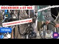 La transmission 13  la chane et la cassette sur le rockrider est 900 rockrider vtt