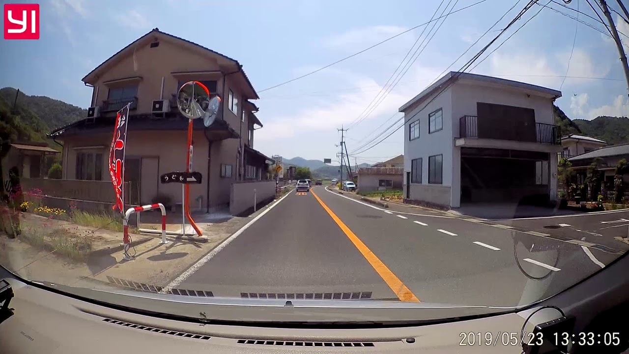 Yi ドライブレコーダー 19 05 23 真備 神辺 1080p 60fps Yi Smart Dash Camera Japanese Country Road Youtube