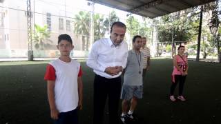 Başkan Alemdar Öztürk Yaz Futbol Kursu Öğrenci̇leri̇ni̇ Zi̇yaret Etti̇