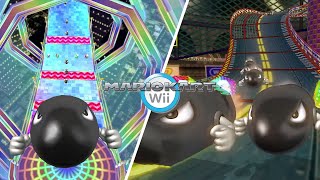 12 PLAYER BULLET BILL RACE on MARIO KART DOUBLE DASH Special Cup Custom Tracks in MARIO KART WII