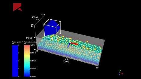 Rocky Couple with Ansys Mechanical, bucket of an excavator (full tutorial available)