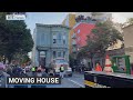 Moving house: 139-year-old building moved six blocks in San Francisco