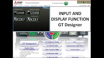 INPUT AND DISPLAY FUNCTION GT Designer