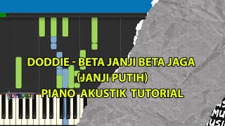 Doddie - Beta Janji Beta Jaga (Janji Putih) - Piano Akustik Tutorial
