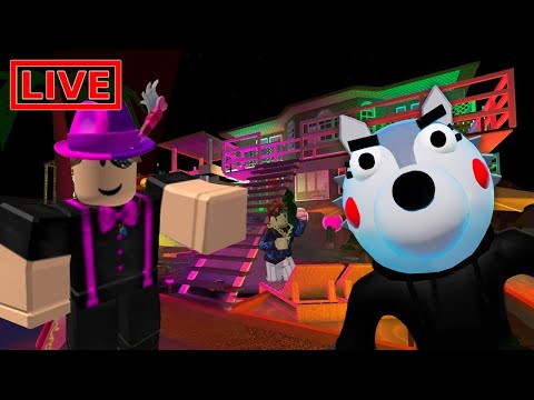 Playing The Scariest Games On Roblox Live Piggy Ch 2 - roblox scariest games ever