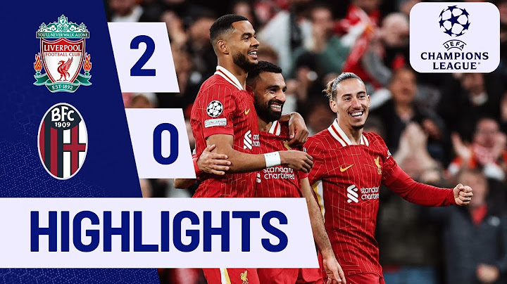 Liverpool vs Bologna 2-0 Highlights: Mohamed Salah Goal |  | UEFA Champions League 2024/25