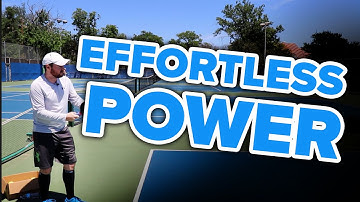 2 simple pickleball serving tips for EFFORTLESS power!