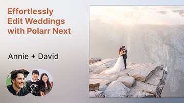 Effortless Wedding Photo Edits with AI Featuring Annie & David