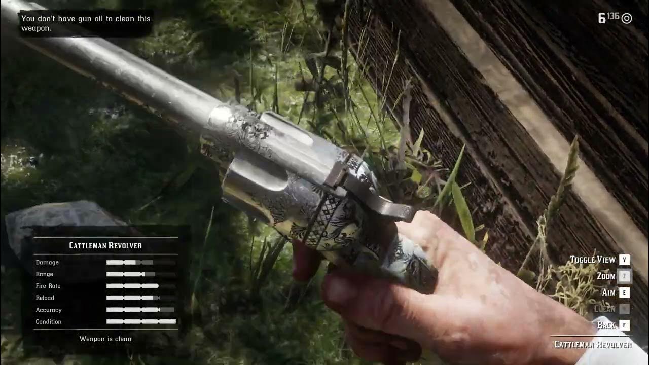 weird gun grip glitch in rdr2 YouTube