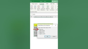 Benoemd bereik in Excel in 3 stappen #tutorials