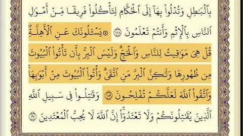 سورة البقرة ثلاثة أرباع الحزب ٣ ،سعد الغامدي