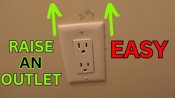 Raising an Electrical Outlet up a Wall