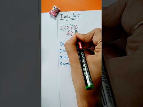 Divisor, Dividend, Quotient,