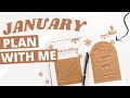 Bullet Journal JANUARY PLAN WITH ME 2022 | budgeting & habit trackers