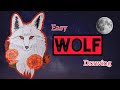 🐺You Won’t Believe How Easy This Wolf Drawing Is! | Step-by-Step Tutorial