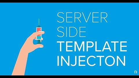 Server Side Template Injection