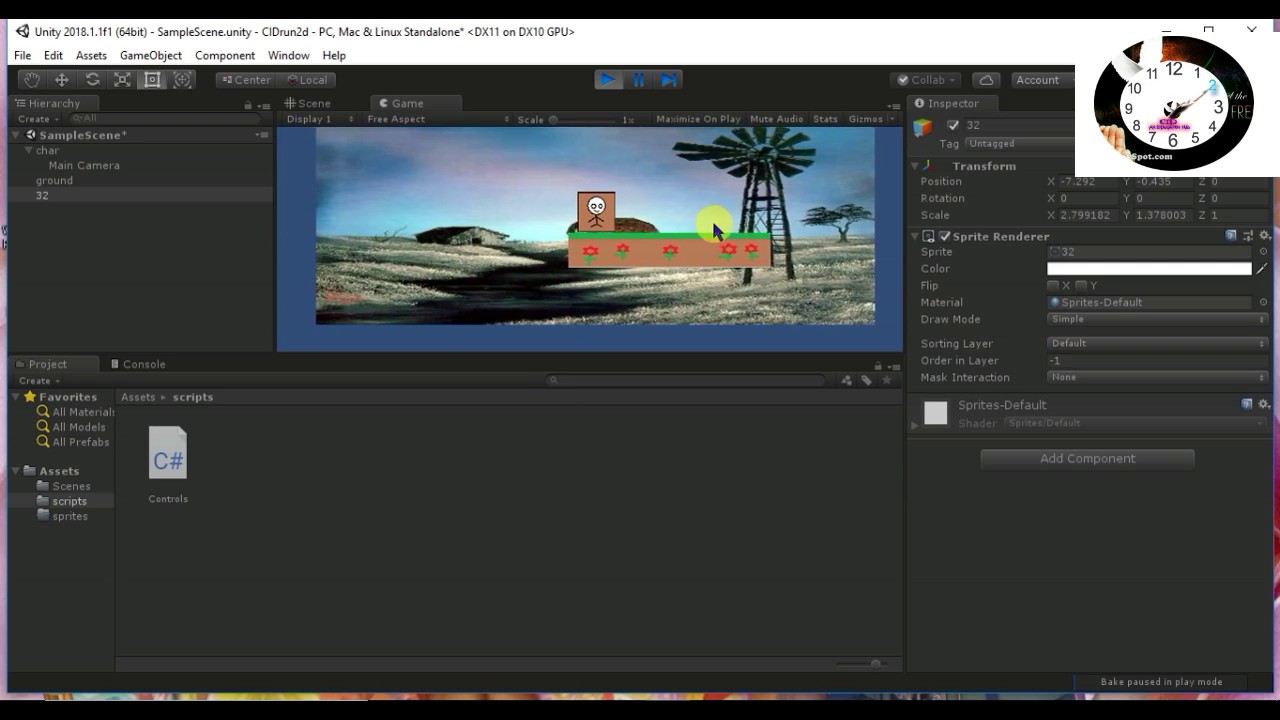 How to Set Background in Game in Hindi in Unity3D - YouTube