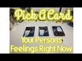 💌Pick A Card🔮 Your Persons Feelings Right Now 😎😬🤭📥🌪🔥🤩🥰🧿🌊