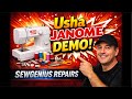 Usha Janome Marvela DEMO LIVE🛑 #sewingmachine #ushajanome