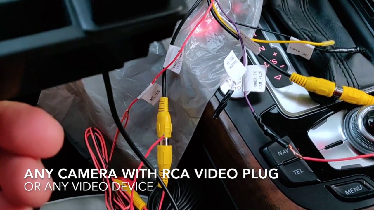 Audi A4 A5 Q5 Rear View Camera DIY installation Part 2 YouTube