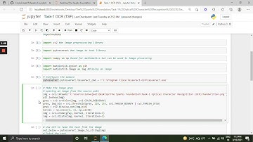 TSF Task-1 Optical Character Recognition (OCR) | Computer Vision and IOT Internship | GRIPAUGUST21