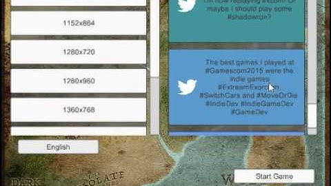 Unity Twitter Feed and Replacement Dialogue screen prototype