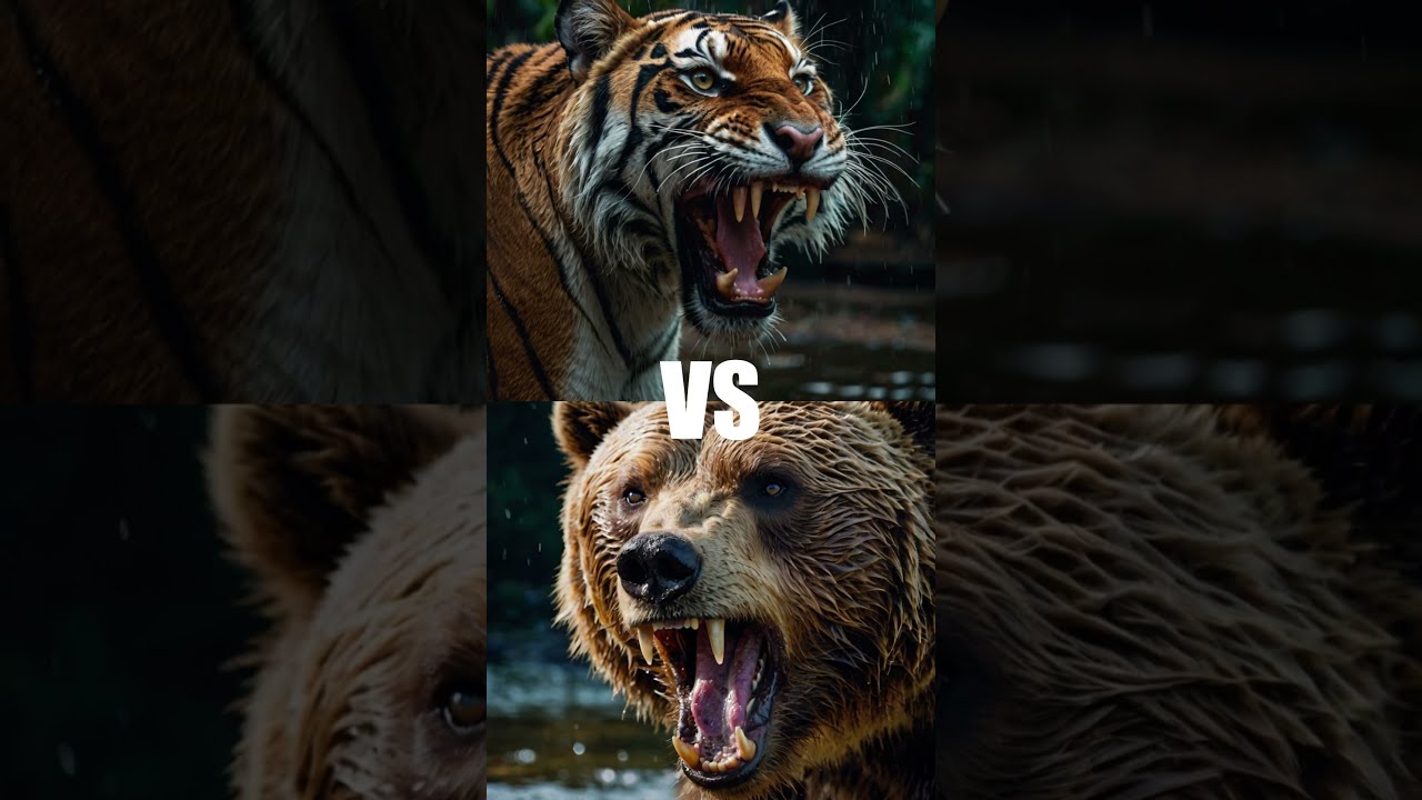 Epic Animal Battles Lion Vs Elephant Tiger Grizzly Bear Shark Animals Wildlife