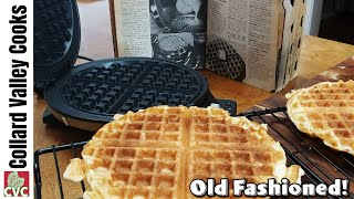 Old Fashioned Waffles from Scratch - Old Fashioned Cooking - Step by Step - How to Cook Tutorial