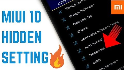 Hidden Miui 10 Setting For Any Xiaomi Device!Redmi Note 5 Pro/Redmi Note 4
