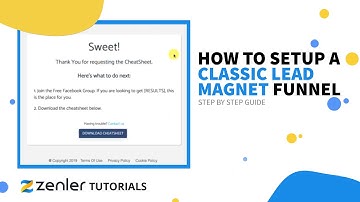 How to setup Classic Lead Magnet Funnel?