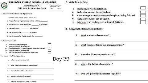 How to Create Primary Class English  Paper In Microsoft Word | Technical Rehan Haidar