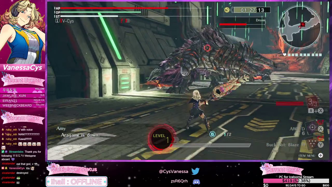 [GE3] Solo TA Mission 36 vs Dromi with Variant Scythe