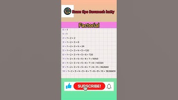 factorial ! / ## Maths tricks and tips Tamil 📚💯📝