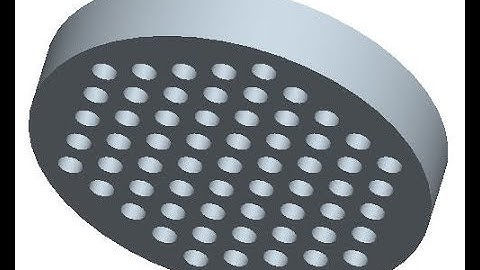 [CREO TUẤN NGUYỄN] Creo Basic - Bài 23:  Lệnh Pattern trên Creo Parametric.