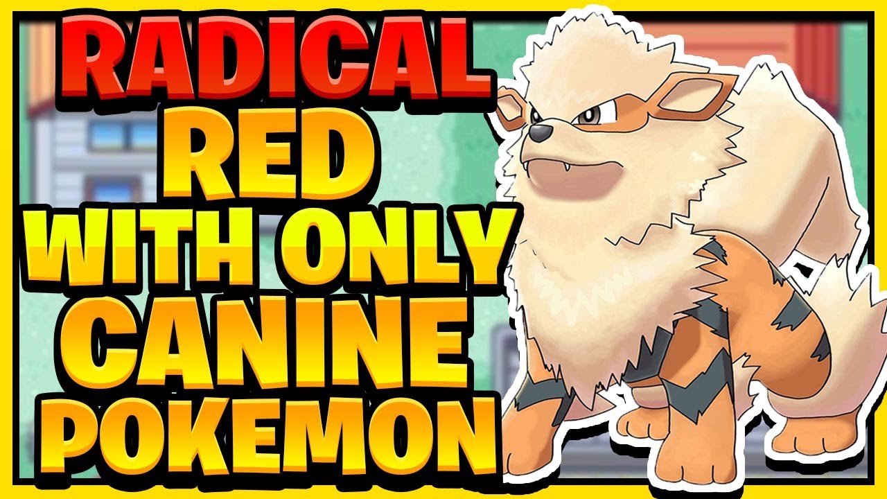 Can I Beat Pokemon Radical Red With ONLY CANINE POKEMON! (CHALLENGE)