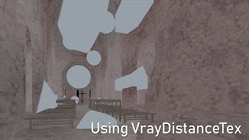 Using VrayDistanceTex