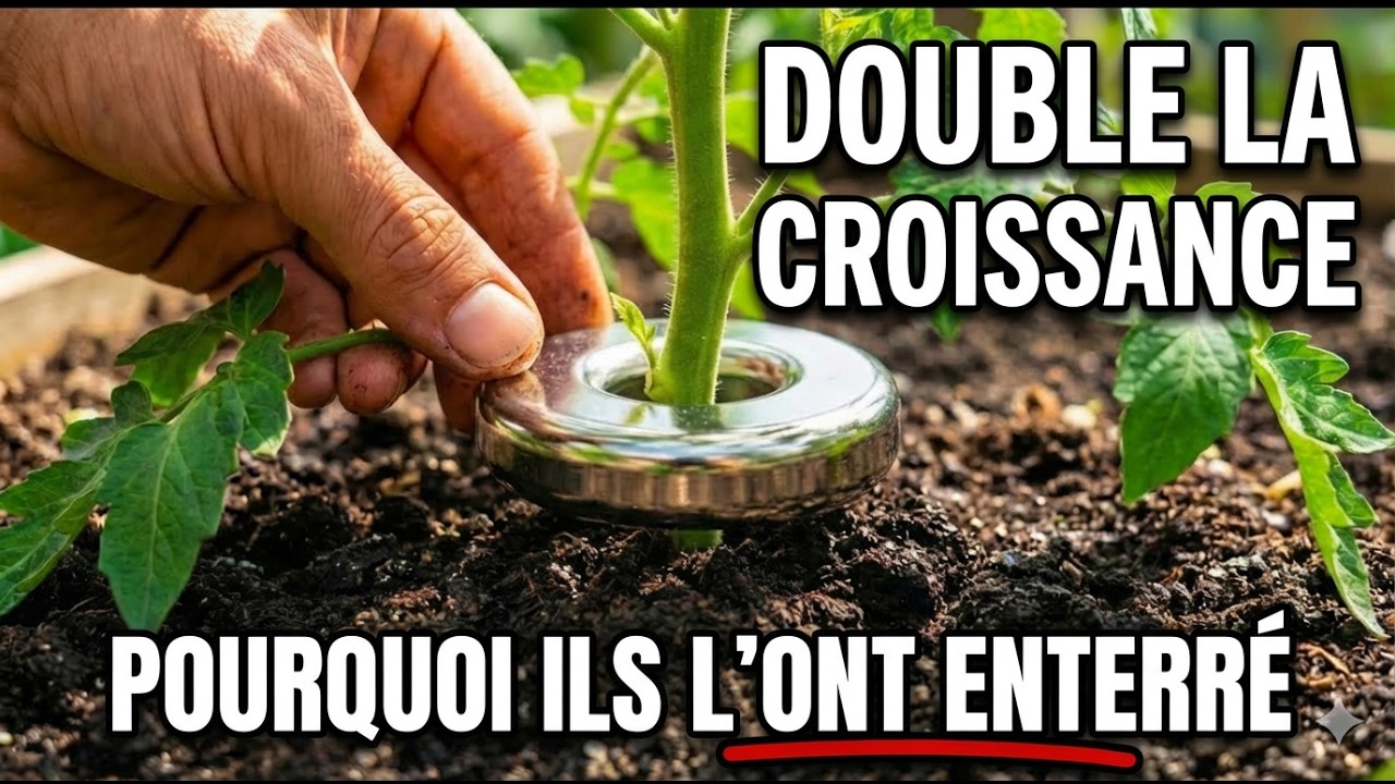 Un seul aimant double la croissance des plantes — Pourquoi ce phénomène physique est-il « ignoré » ?