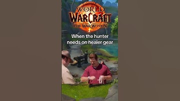 When the hunter needs on healer gear #worldofwarcraft #warcraft #thewarwithin #warwithin #mmorpg