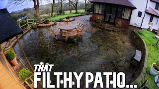 I POWERWASHED That Super Dirty Patio & It Was BRUTAL!