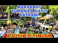 MARXAMAT TUMANIDA HAYIT BAYRAMI, AJOYIB O'YIN VA PUL YUTUQLARI