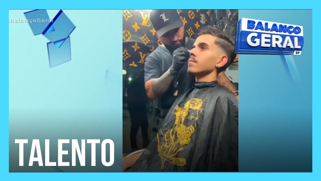Jovem percorre o Brasil com barbearia móvel e faz sucesso na internet