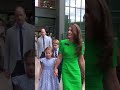 Prince and Princess of Wales arrive at Wimbledon with Princess Charlotte and Prince George | #shorts